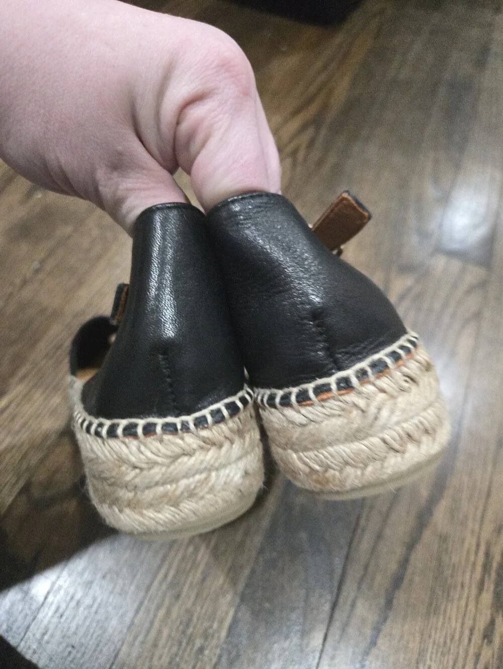NIB Penelope Chilvers Jute Mesh Peep Toe espadrille sandals Size 41